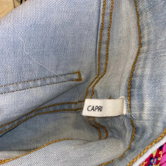 Rag and bone Capri jeans Sz 26 light wash - Picture 5 of 9